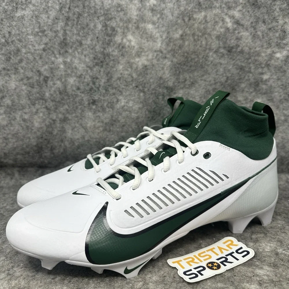 Nike Vapor Edge Pro 360 2 TB Football Cleats Mens Sz 13.5 Green White FN7759-103